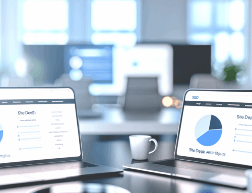 What are the key differences between flat and deep website architectures, and how do they impact SEO?