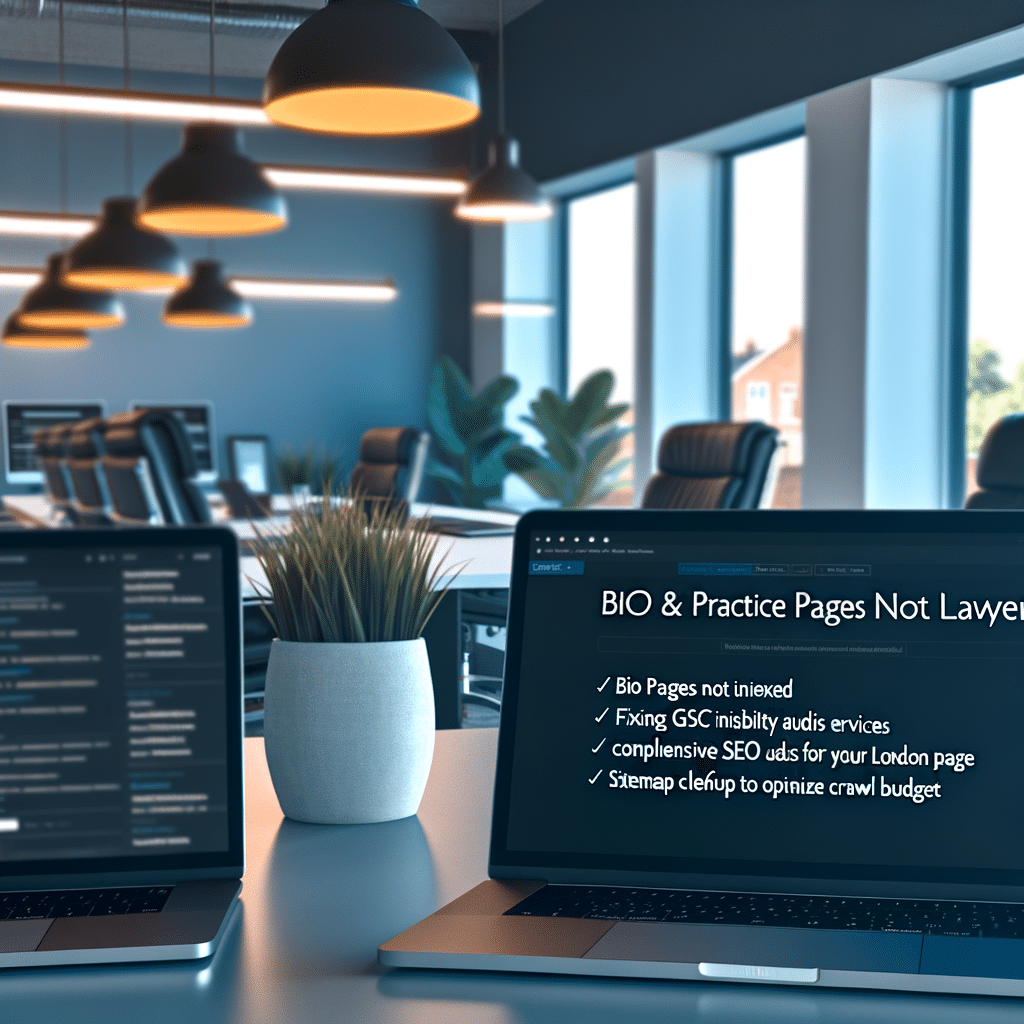 Bio & Practice Pages Not Indexed? 7 GSC Checks That Fix Visibility For Your London Lawyer Page - September 2025