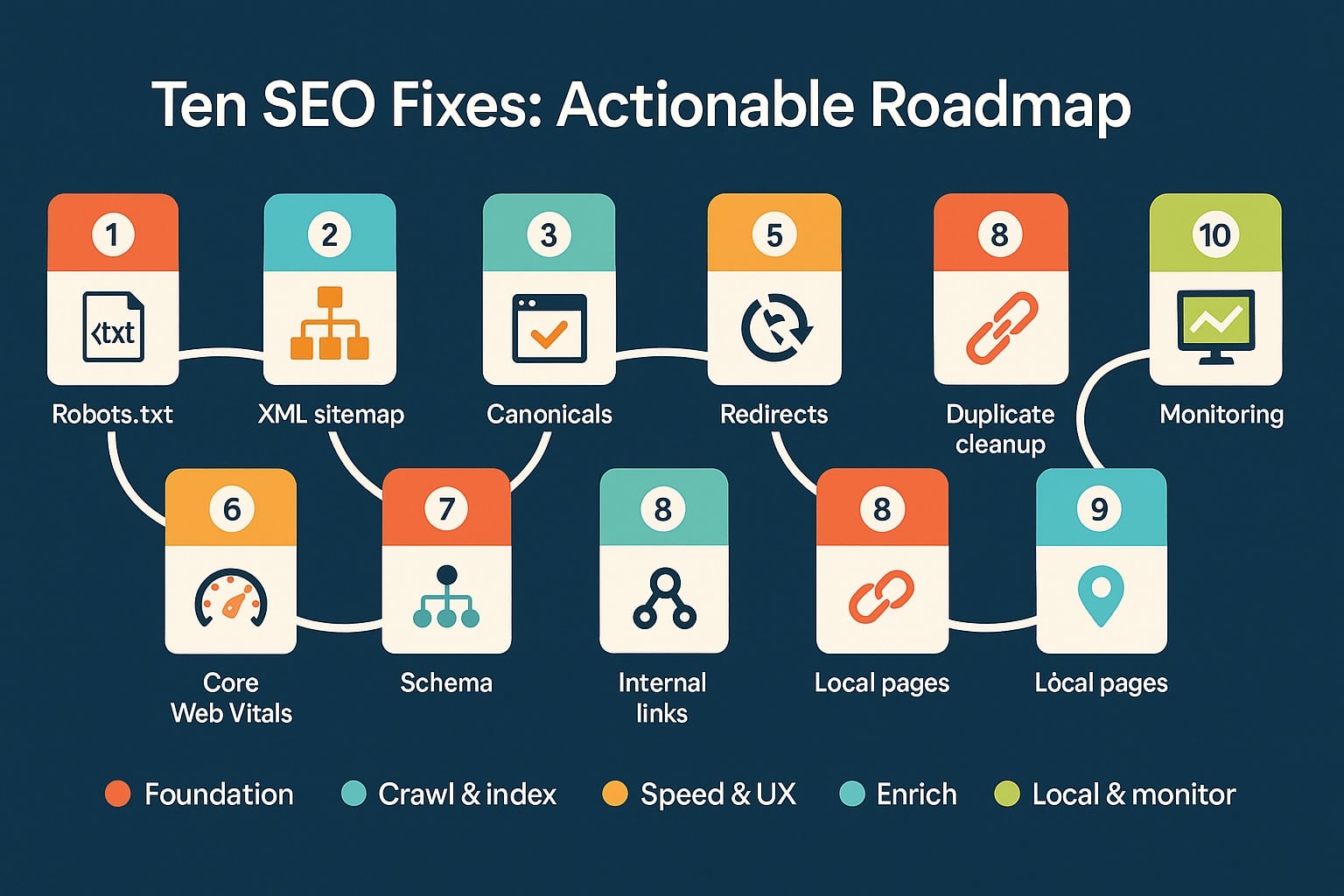 ten-seo-fixes-summarized-into-an-actionable-roadmap