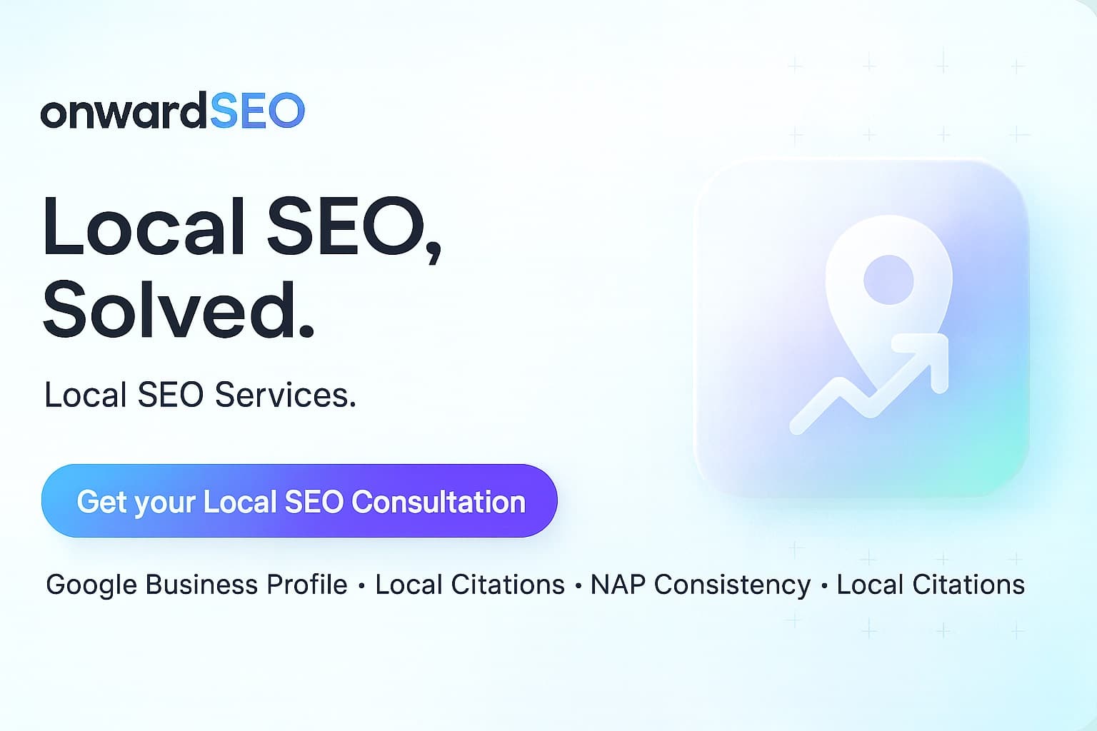 onwardSEO Local SEO Services banner