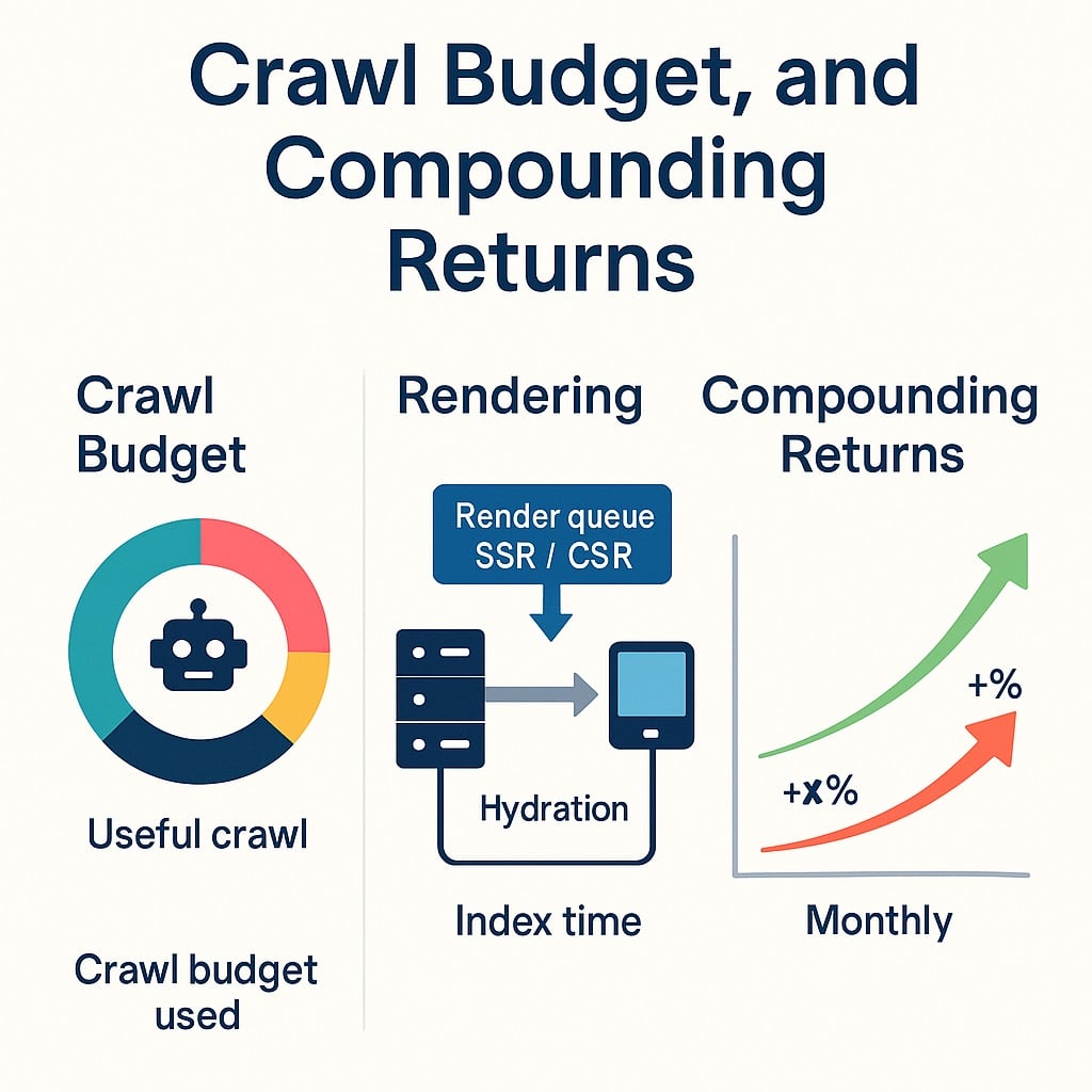 Crawl Budget Rendering and Compounding Returns