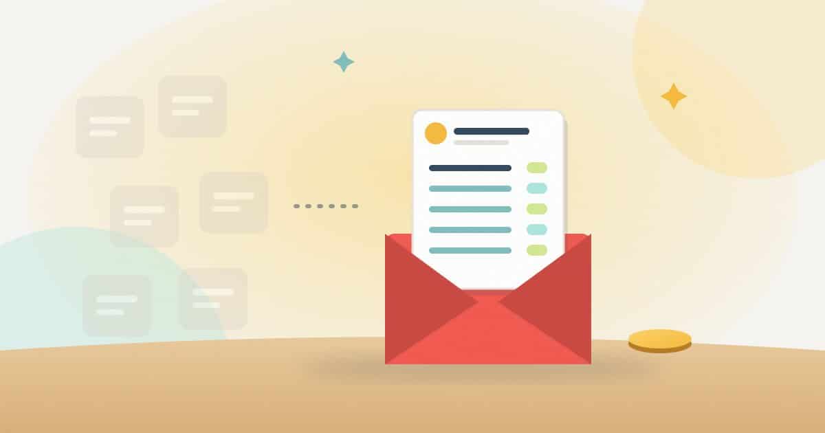 Illustration: a single branded ranking report rising from an envelope, with unneeded channel tiles faded in the background and one coin beside it.